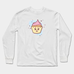 Pastel and cute cupcake Long Sleeve T-Shirt